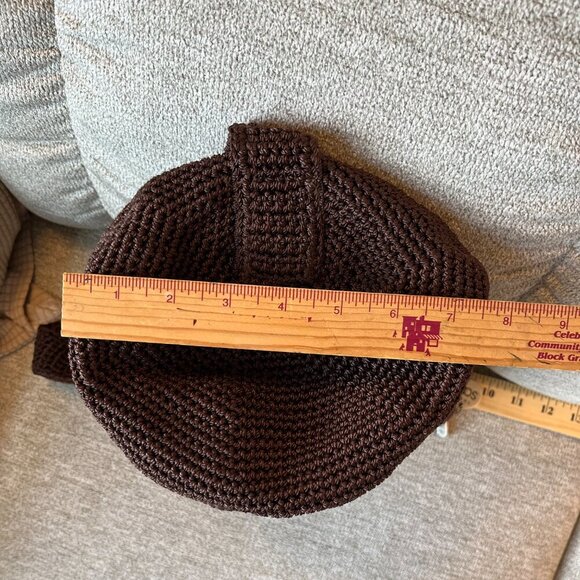 The Sak Brown Crochet Crossbody Sling Bag - Picture 7 of 13